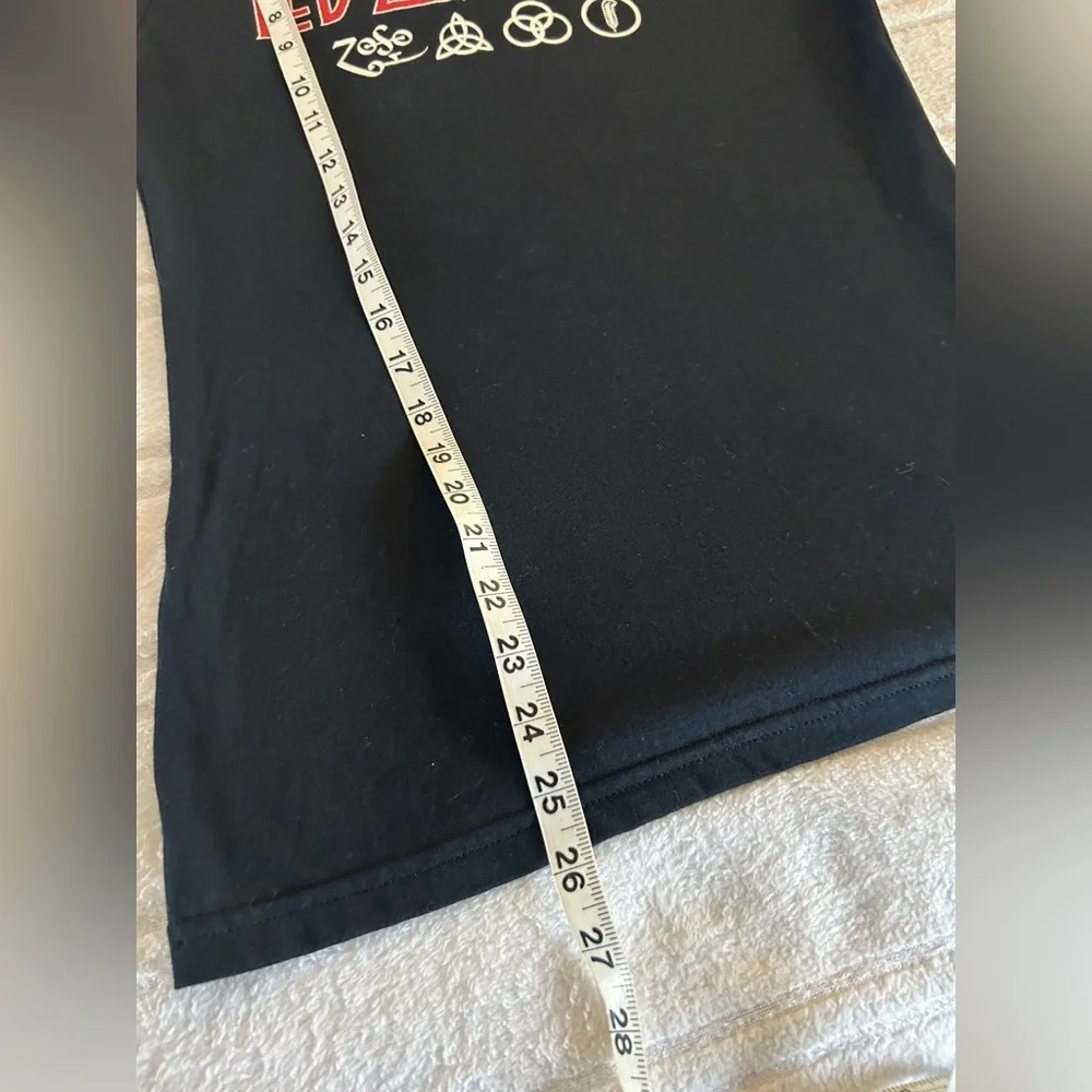 Bay Island Black Led Zeppelin Short Sleeve Tee Sz L - Picture 5 of 11